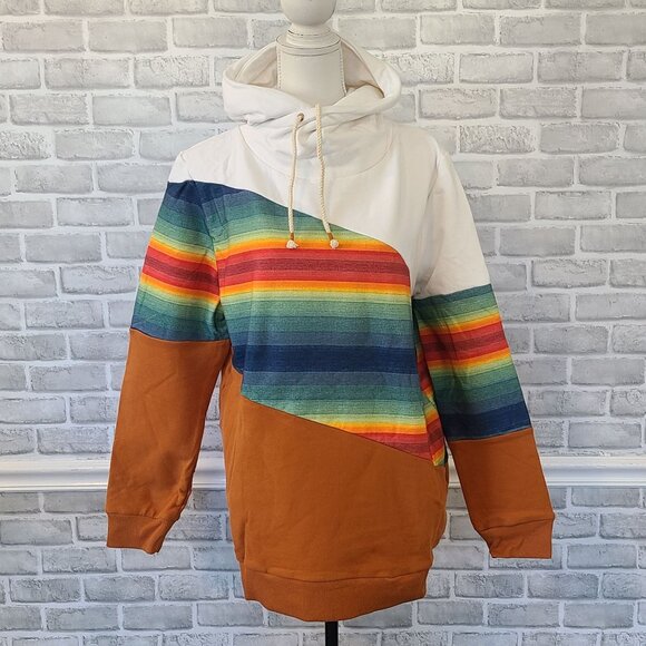 Ampersand Ave Single Hood Sweatshirt All Eyes On Hue Southwest NEW 3XL runs smal - Picture 2 of 8